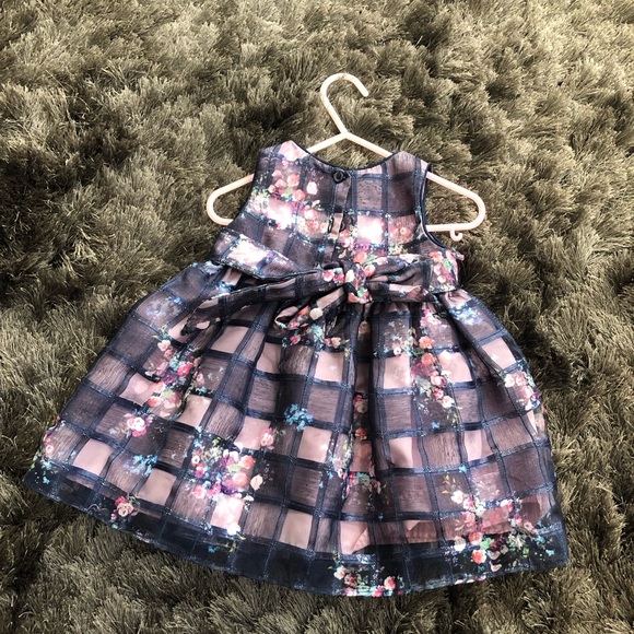 Blue and Pink Toddler Dress - Picture 3 of 4